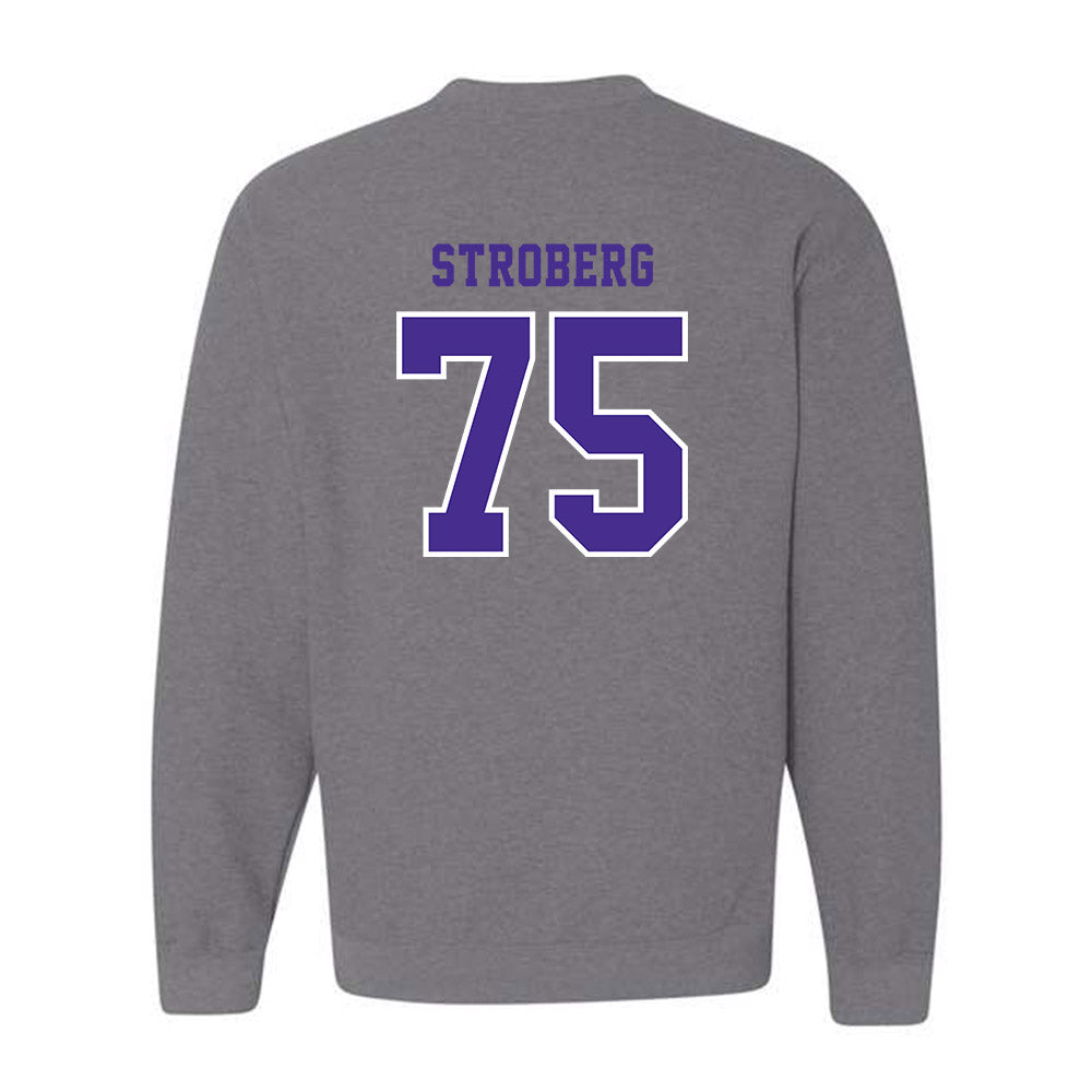 Winona - NCAA Football : Jason Stroberg - Classic Shersey Crewneck Sweatshirt-1
