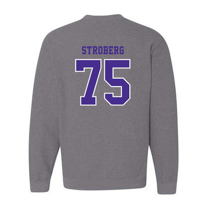 Winona - NCAA Football : Jason Stroberg - Classic Shersey Crewneck Sweatshirt-1
