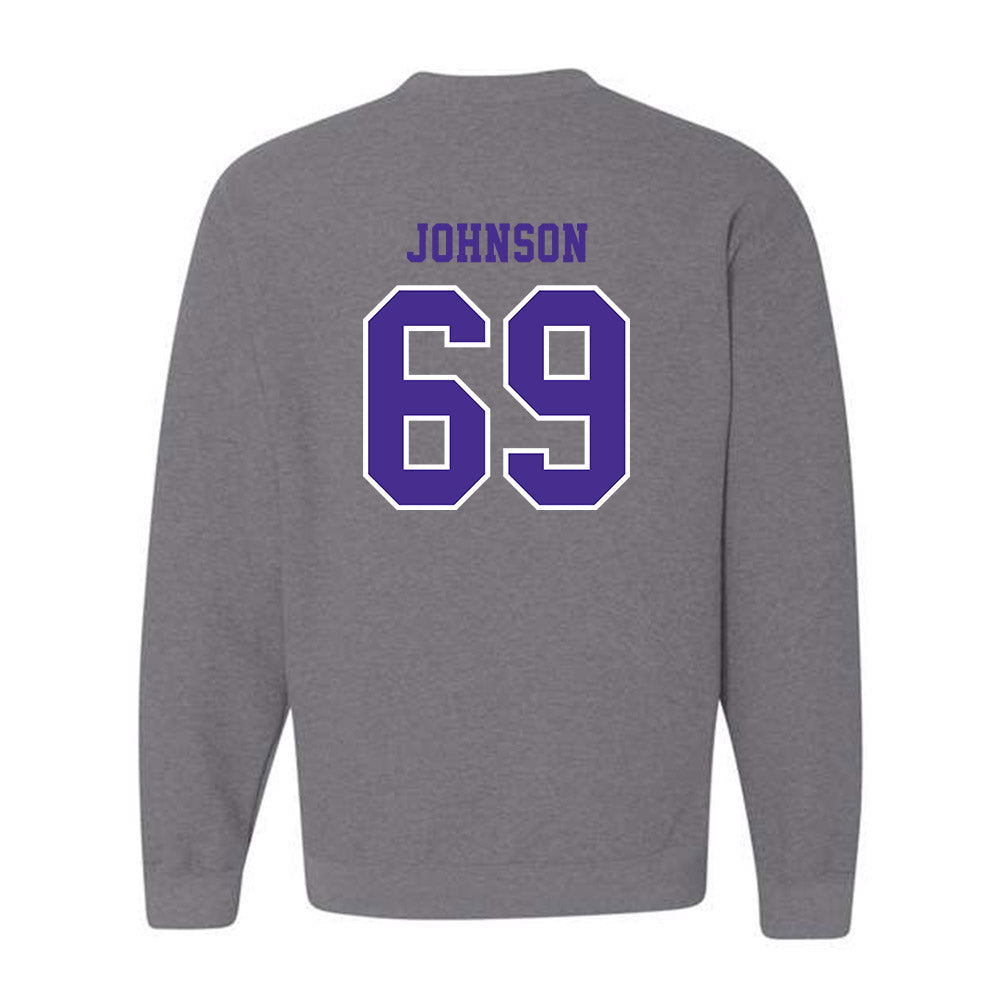 Winona - NCAA Football : Riley Johnson - Classic Shersey Crewneck Sweatshirt-1