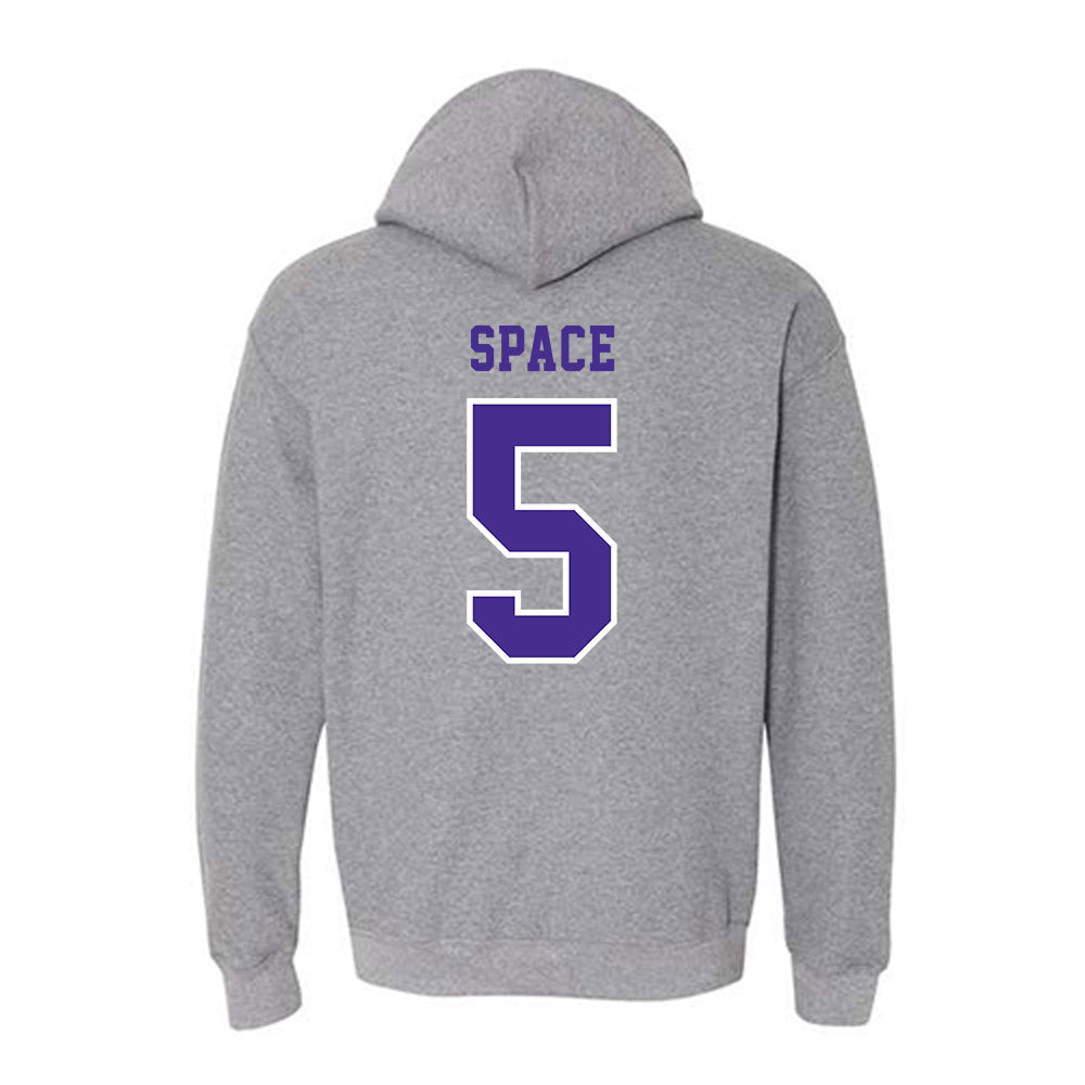 Winona - NCAA Men's Basketball : Kaiden Space - Classic Shersey Hooded Sweatshirt-1