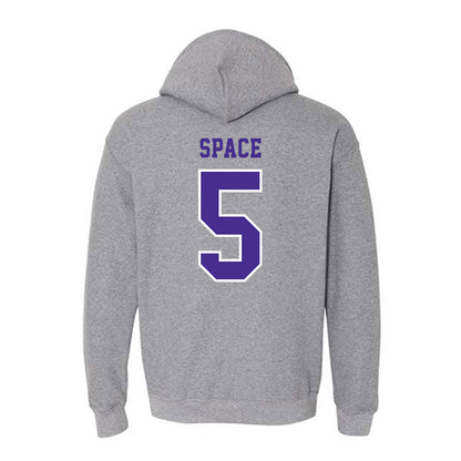 Winona - NCAA Men's Basketball : Kaiden Space - Classic Shersey Hooded Sweatshirt-1