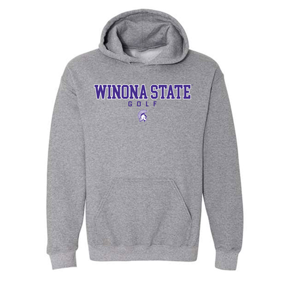 Winona - NCAA Men's Golf : Jack Rubo - Classic Shersey Hooded Sweatshirt-0