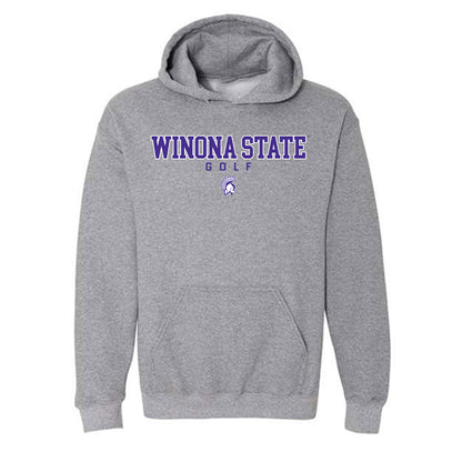 Winona - NCAA Men's Golf : Jack Rubo - Classic Shersey Hooded Sweatshirt-0