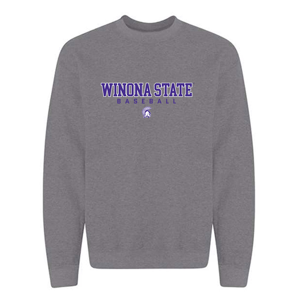Winona - NCAA Baseball : Max Aug - Classic Shersey Crewneck Sweatshirt-0