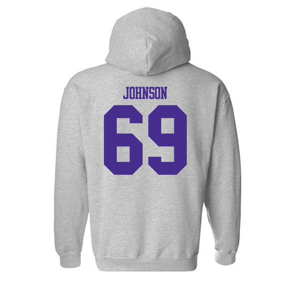 Winona - NCAA Football : Riley Johnson - Classic Shersey Hooded Sweatshirt-1