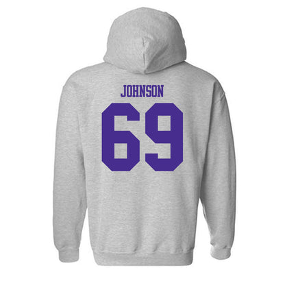 Winona - NCAA Football : Riley Johnson - Classic Shersey Hooded Sweatshirt-1