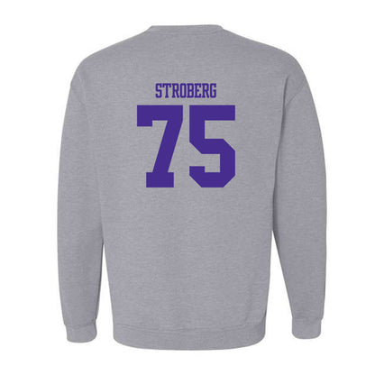 Winona - NCAA Football : Jason Stroberg - Classic Shersey Crewneck Sweatshirt-1