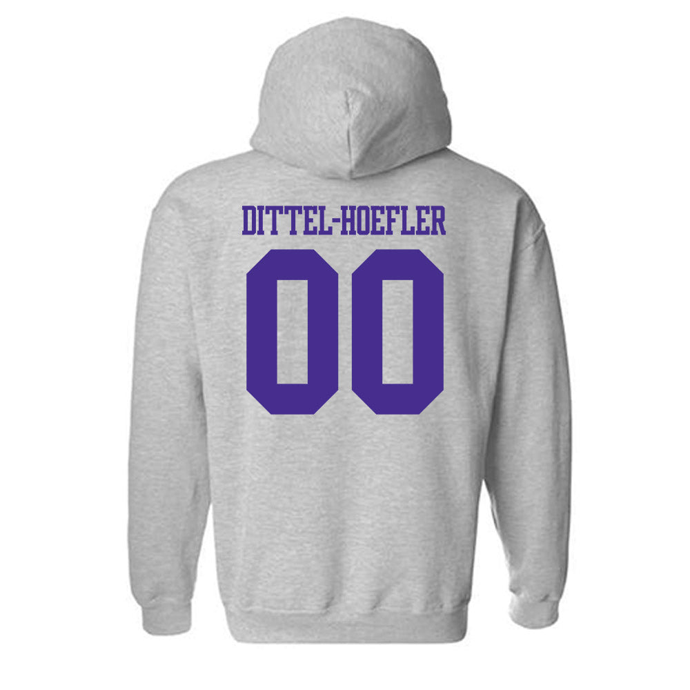 Winona - NCAA Softball : Jessica Dittel-Hoefler - Classic Shersey Hooded Sweatshirt-1