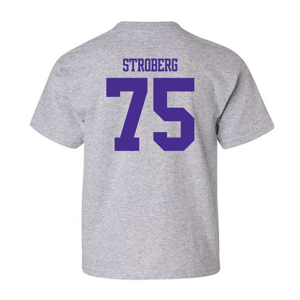 Winona - NCAA Football : Jason Stroberg - Classic Shersey Youth T-Shirt-1