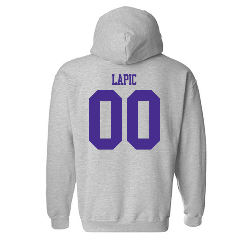 Winona - NCAA Baseball : Dawson Lapic - Classic Shersey Hooded Sweatshirt-1