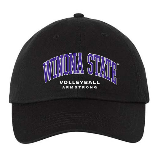 Winona - NCAA Women's Volleyball : Sophia Armstrong - Dad Hat-0