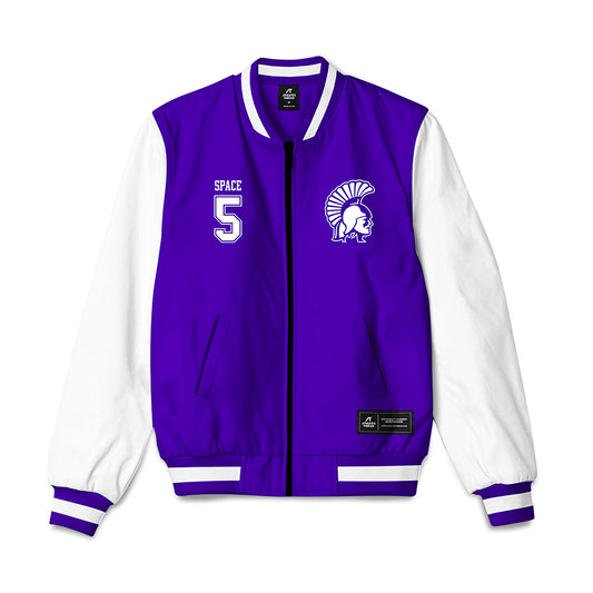 Winona - NCAA Men's Basketball : Kaiden Space - Bomber Jacket-0