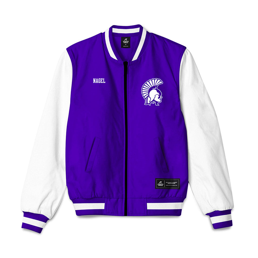 Winona - NCAA Women's Track & Field : Jadence Nagel - Bomber Jacket-0