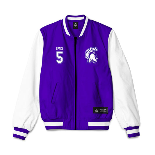 Winona - NCAA Men's Basketball : Kaiden Space - Bomber Jacket-0