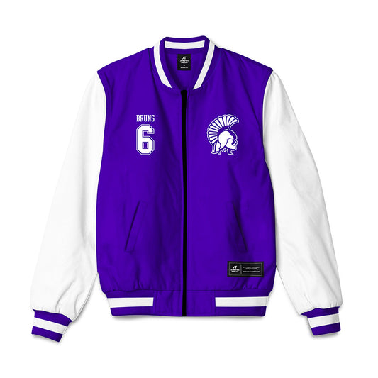 Winona - NCAA Women's Volleyball : Ellie Bruns - Bomber Jacket-0