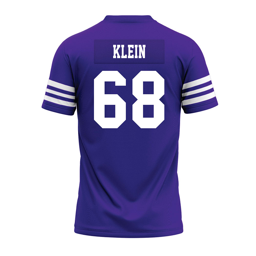 Winona - NCAA Football : Brecken Klein - Purple Premium Football Jersey-1