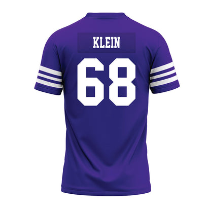 Winona - NCAA Football : Brecken Klein - Purple Premium Football Jersey-1