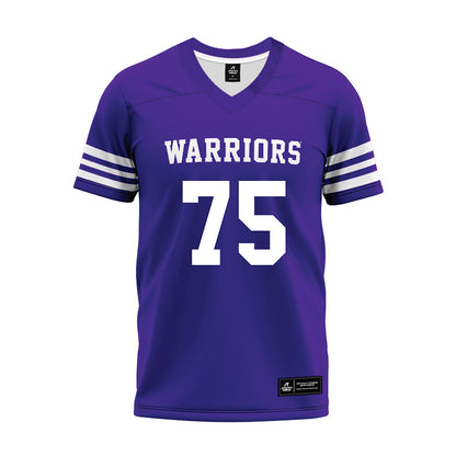 Winona - NCAA Football : Jason Stroberg - Purple Premium Football Jersey-0