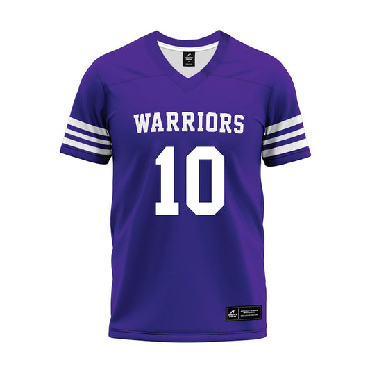 Winona - NCAA Football : Hakeem McCullers - Purple Premium Football Jersey-0