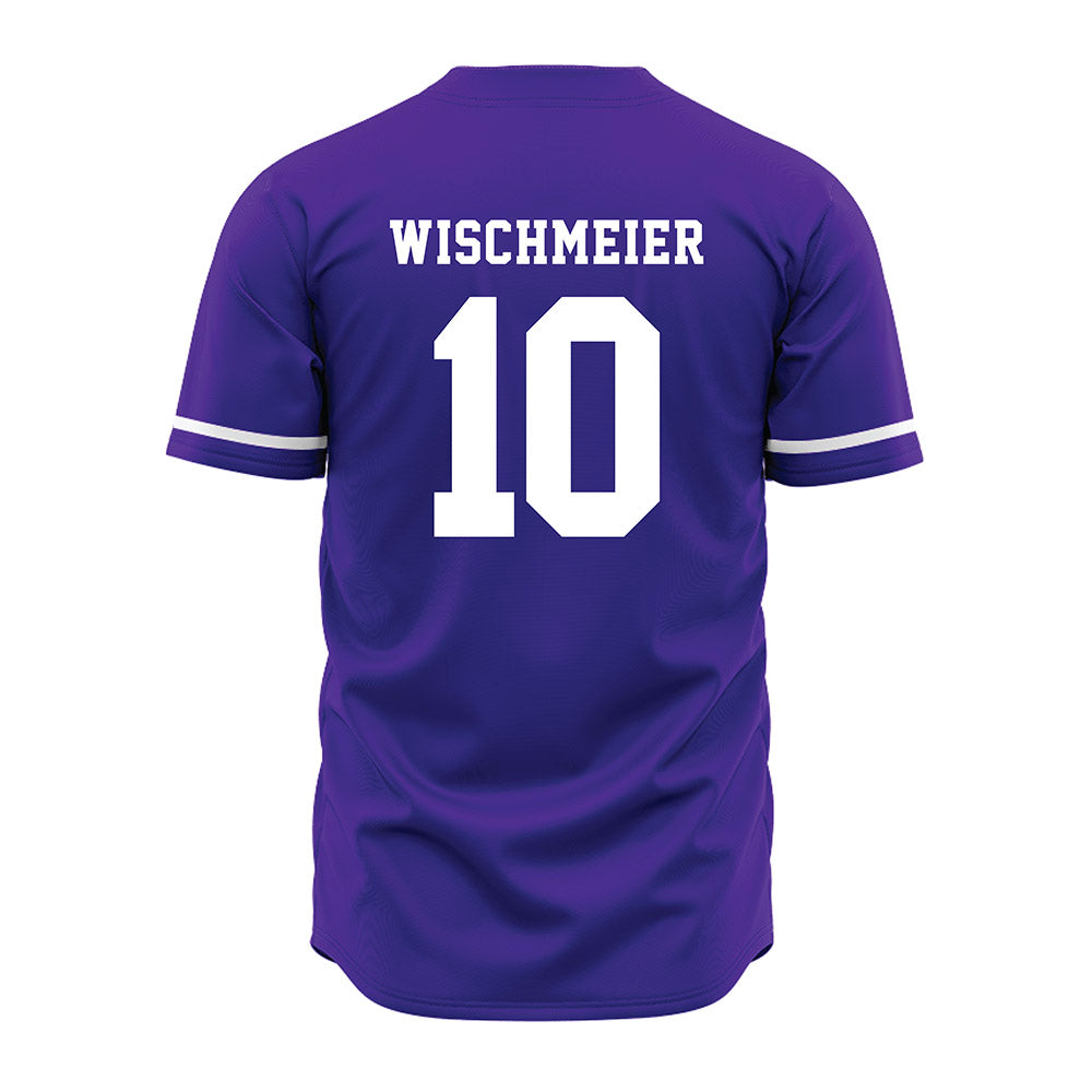 Winona - NCAA Softball : Whitley Wischmeier - Purple Jersey-1