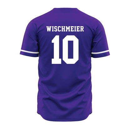 Winona - NCAA Softball : Whitley Wischmeier - Purple Jersey-1