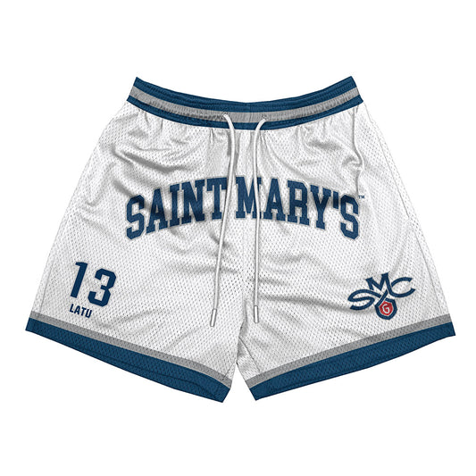 SMC - NCAA Women's Basketball : Malia Latu - Shorts-0