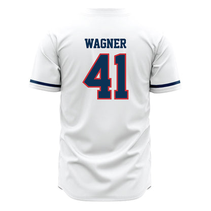 SMC - NCAA Baseball : Chase Wagner - white Jersey-1