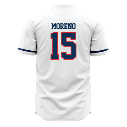 SMC - NCAA Baseball : Joseph Moreno - white Jersey-1