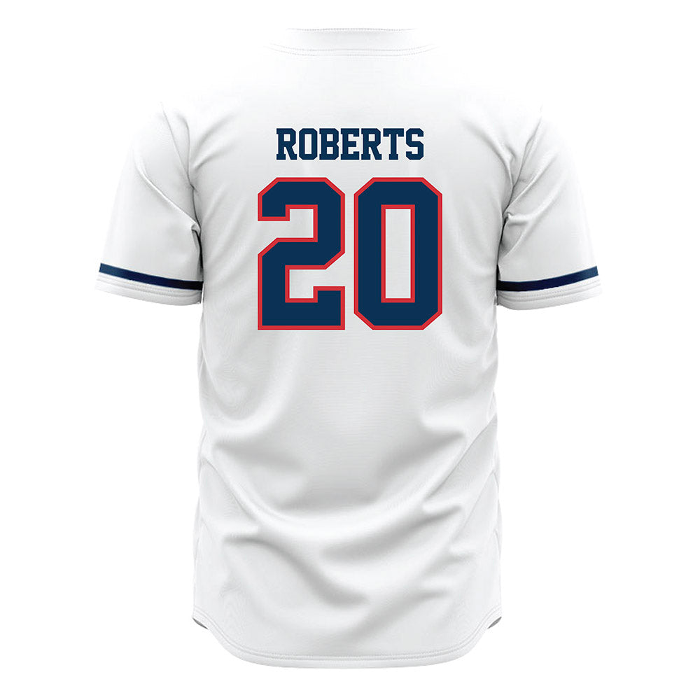 SMC - NCAA Baseball : David Roberts - white Jersey-1