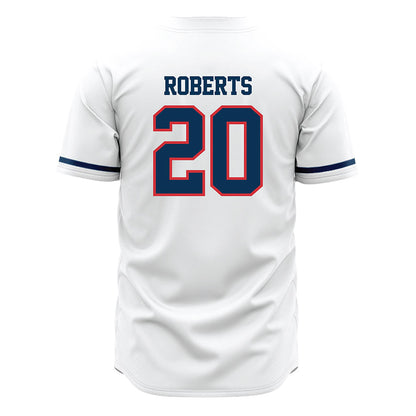 SMC - NCAA Baseball : David Roberts - white Jersey-1