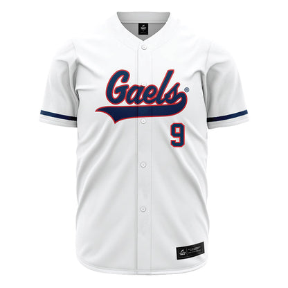 SMC - NCAA Baseball : Cody Cappelletti - white Jersey-0