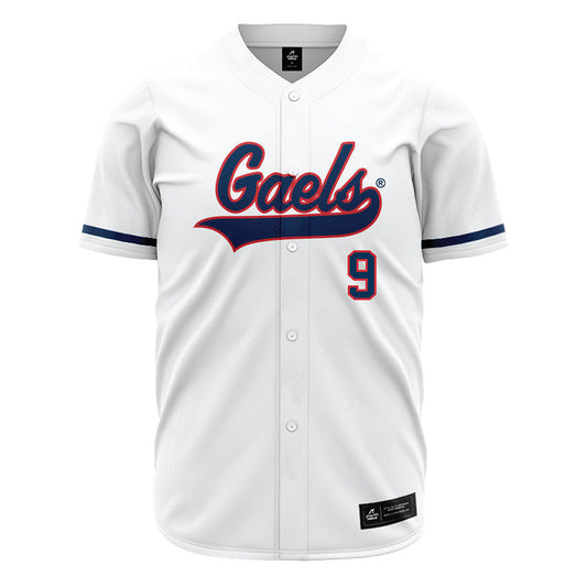 SMC - NCAA Baseball : Cody Cappelletti - white Jersey-0