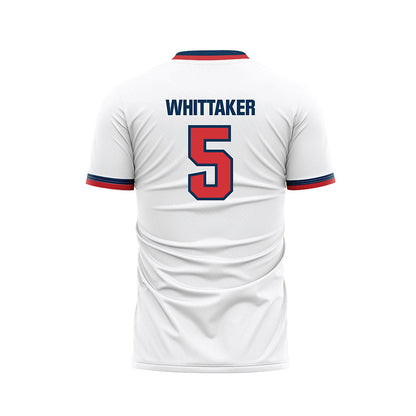 SMC - NCAA Men's Soccer : Jaydon Whittaker - White Soccer Jersey-1