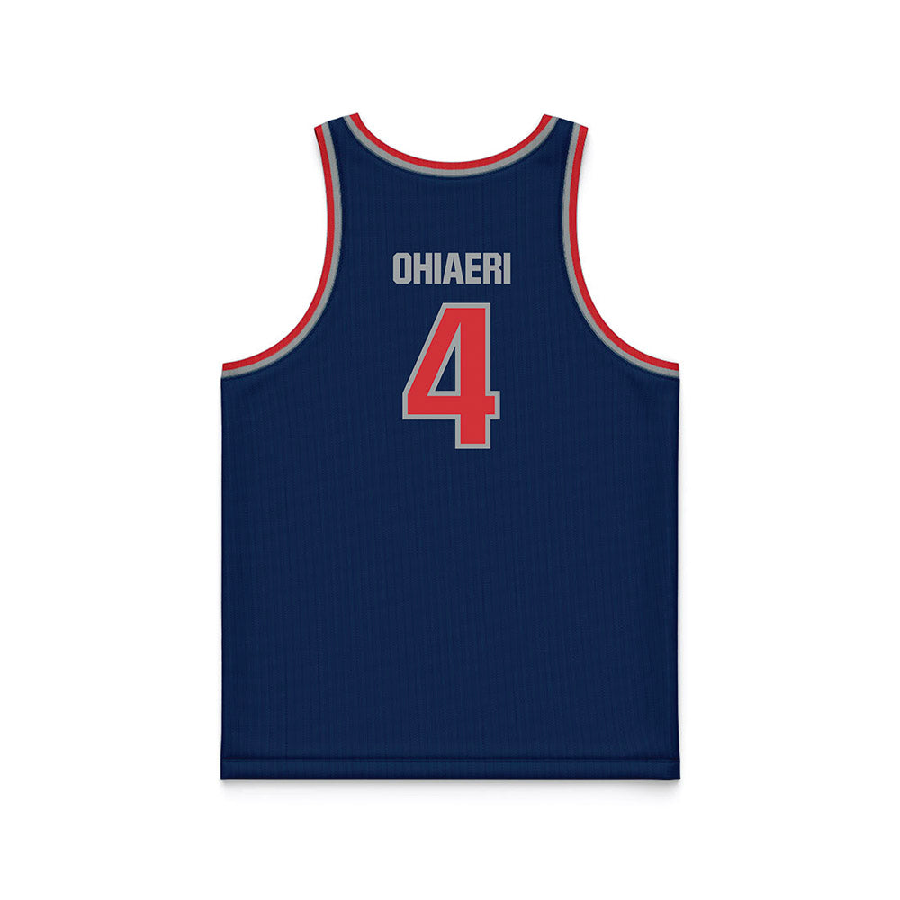SMC - NCAA Women's Basketball : Charlece Ohiaeri - Blue Basketball Jersey-1