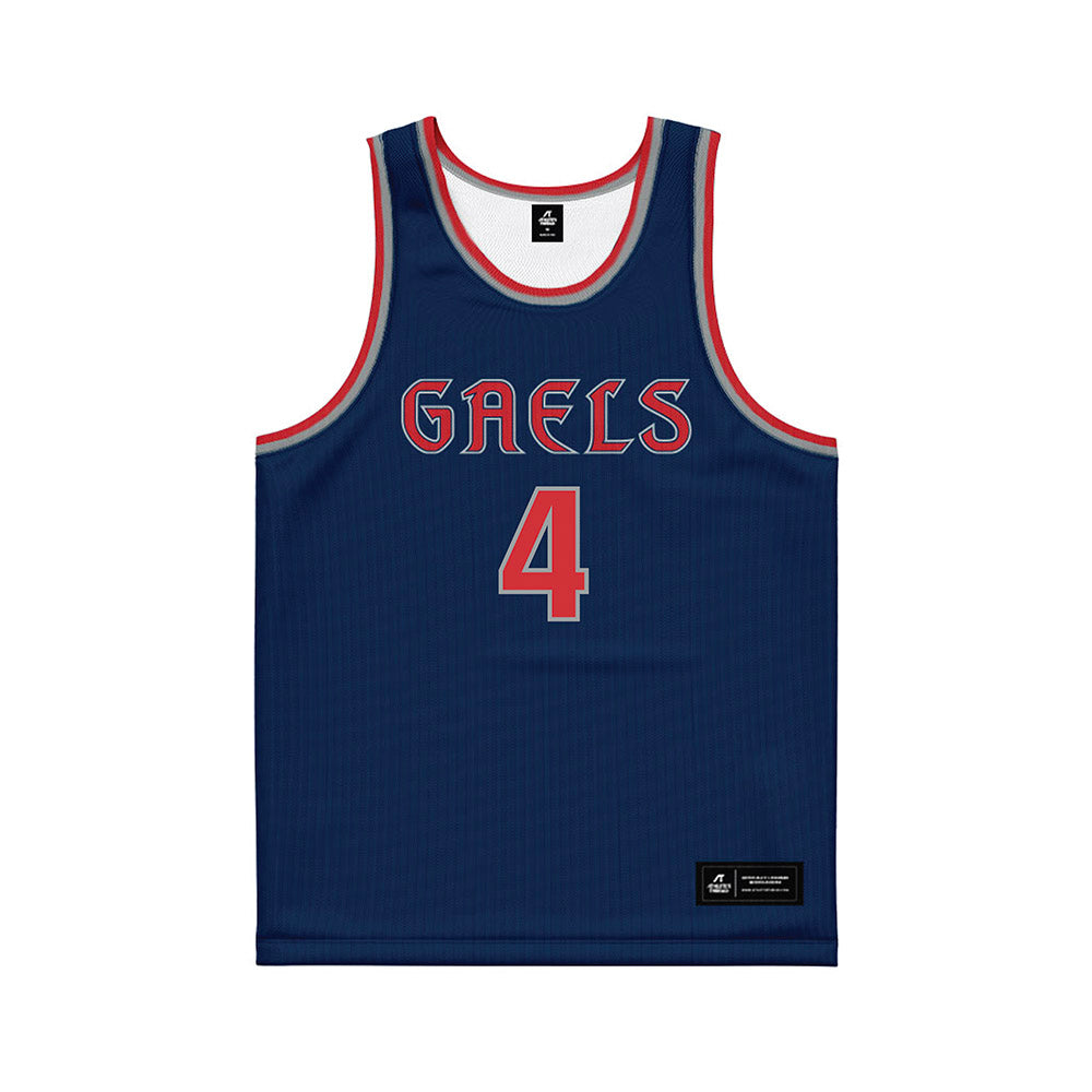 SMC - NCAA Women's Basketball : Charlece Ohiaeri - Blue Basketball Jersey-0