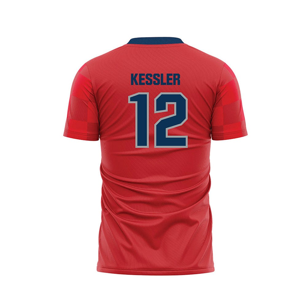 SMC - NCAA Women's Soccer : Taylor Kessler - Red Soccer Jersey-1