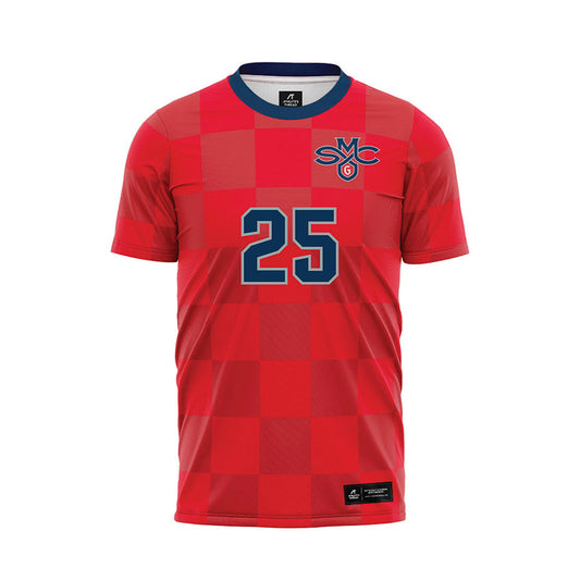 SMC - NCAA Women's Soccer : Madison Casado - Red Soccer Jersey-0