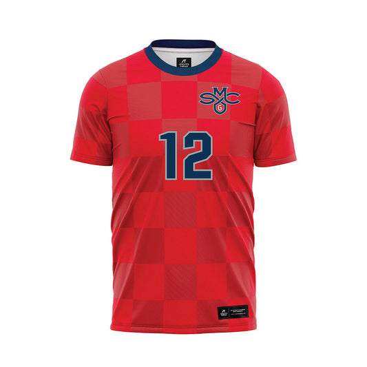SMC - NCAA Women's Soccer : Taylor Kessler - Red Soccer Jersey-0