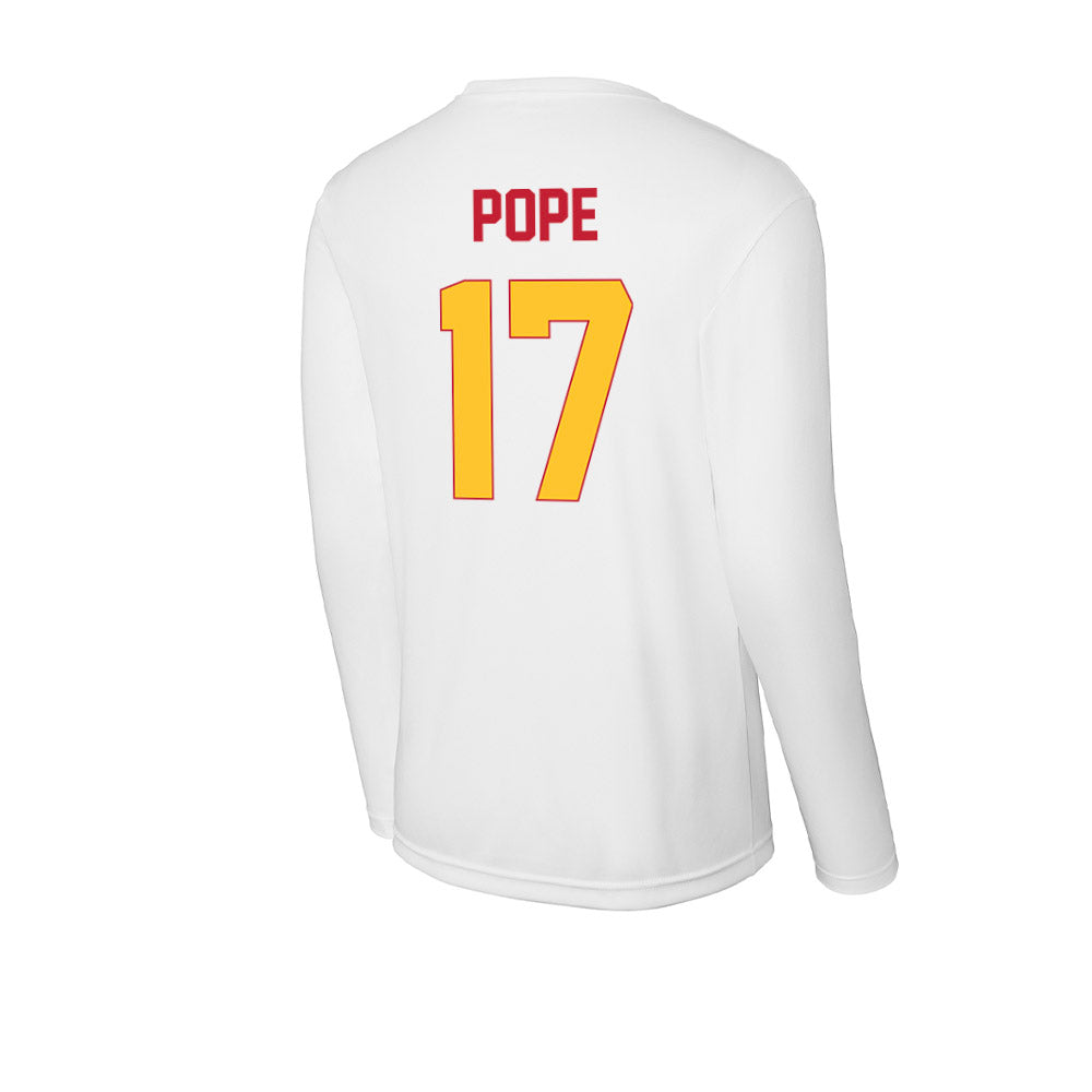 Ferris State - NCAA Football : Quentin Pope - Activewear Long Sleeve T-Shirt-1