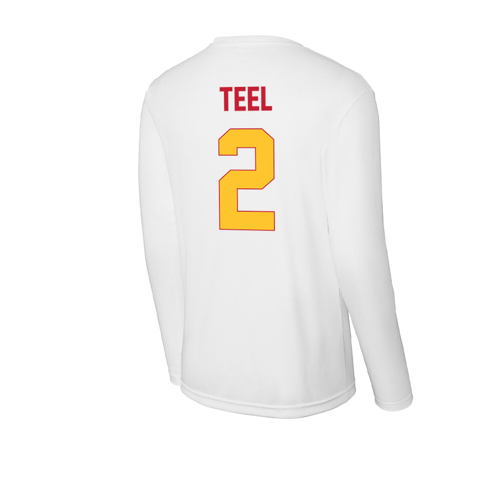 Ferris State - NCAA Football : Odell Teel - Activewear Long Sleeve T-Shirt-1