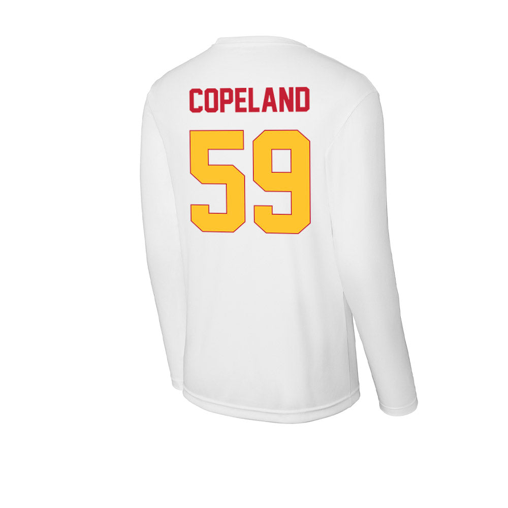 Ferris State - NCAA Football : Isiah Copeland - Activewear Long Sleeve T-Shirt-1