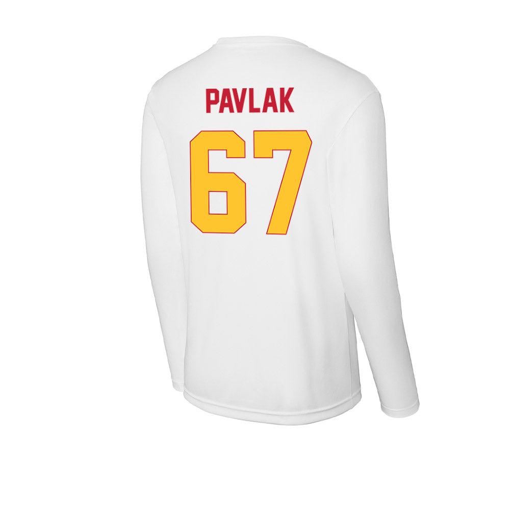 Ferris State - NCAA Football : Avery Pavlak - Activewear Long Sleeve T-Shirt-1