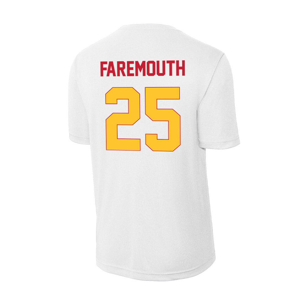 Ferris State - NCAA Men's Ice Hockey : Zach Faremouth - Activewear T-Shirt-1