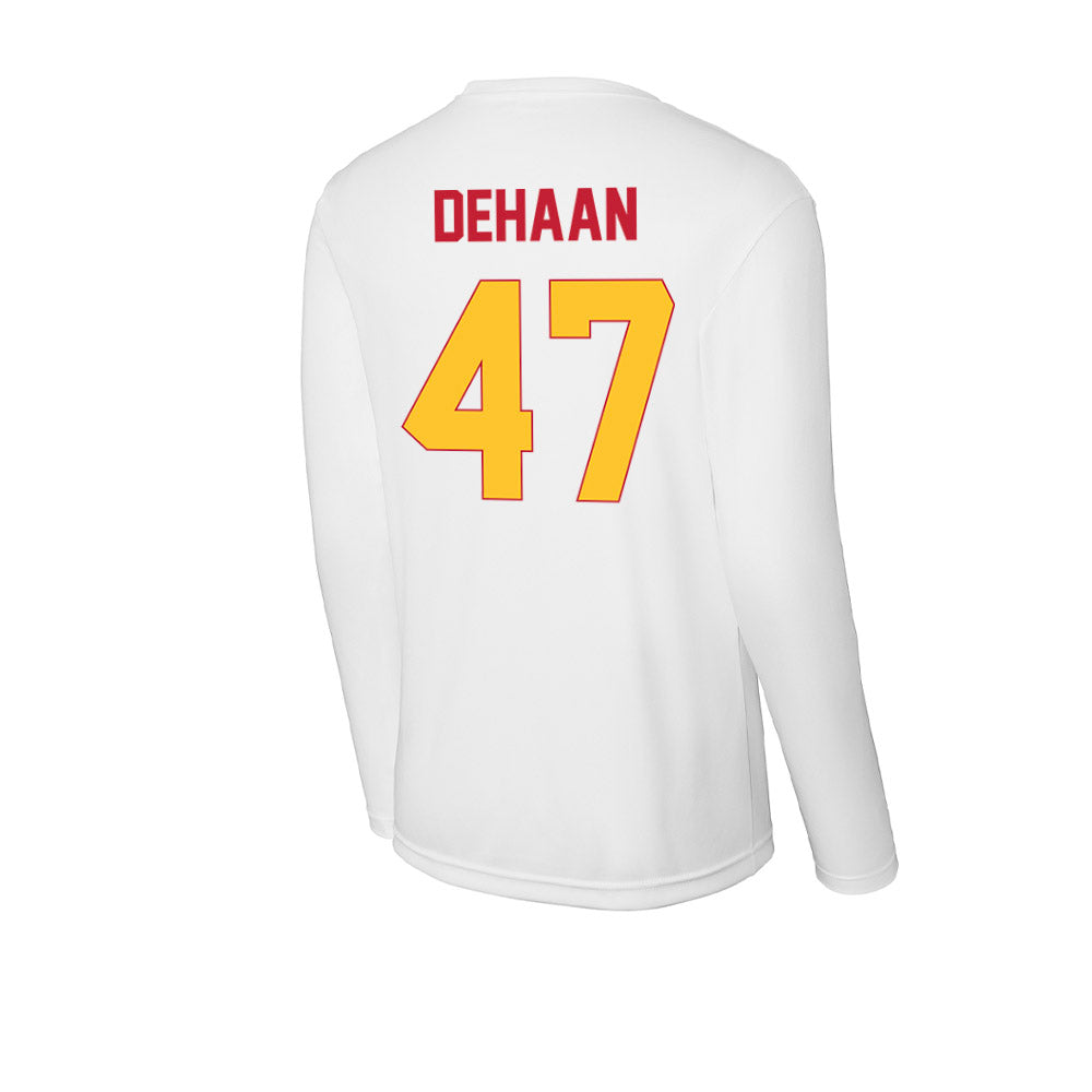 Ferris State - NCAA Football : Ike DeHaan - Activewear Long Sleeve T-Shirt-1