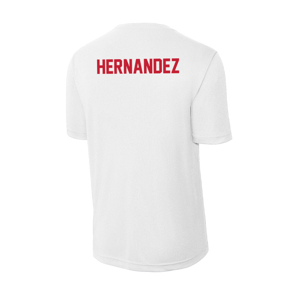 Ferris State - NCAA Women's Track & Field : Raquel Hernandez - Activewear T-Shirt-1