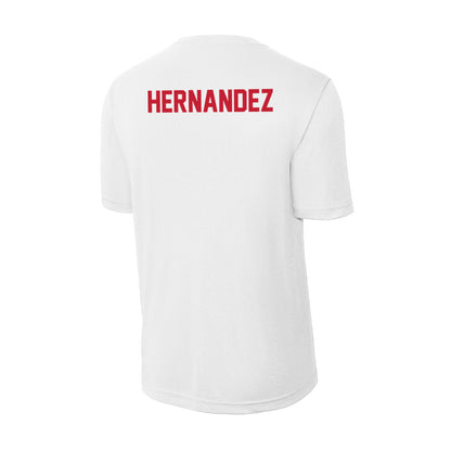 Ferris State - NCAA Women's Track & Field : Raquel Hernandez - Activewear T-Shirt-1