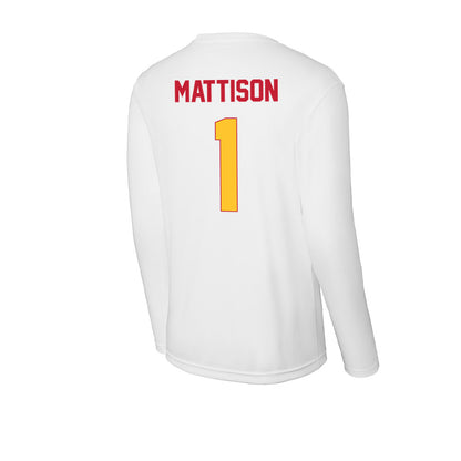 Ferris State - NCAA Football : Gyasi Mattison - Activewear Long Sleeve T-Shirt-1