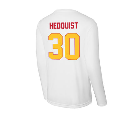 Ferris State - NCAA Men's Ice Hockey : Hobie Hedquist - Activewear Long Sleeve T-Shirt-1