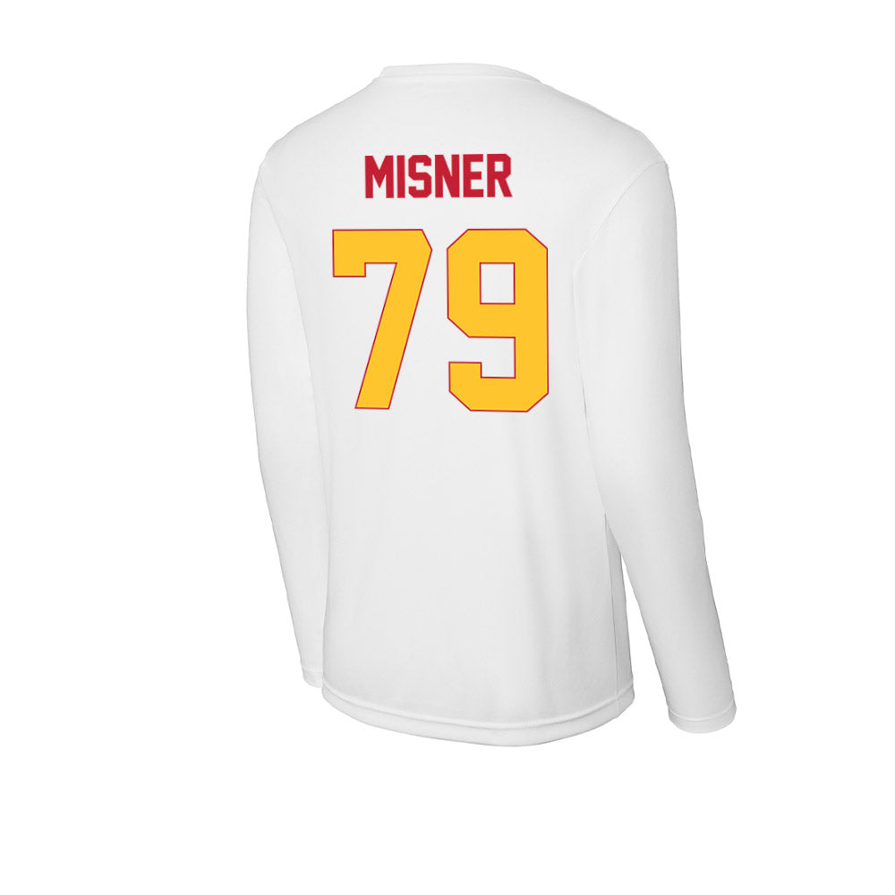 Ferris State - NCAA Football : Mike Misner - Activewear Long Sleeve T-Shirt-1