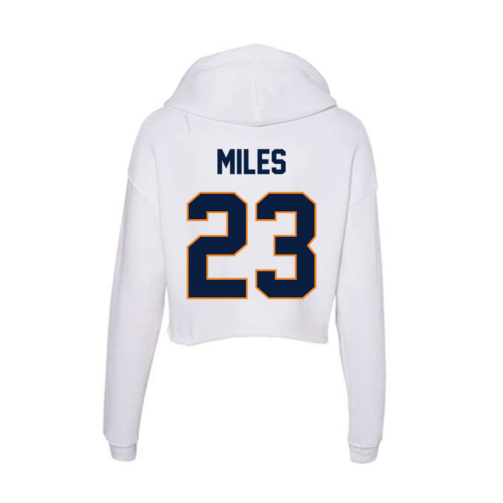 UTEP - NCAA Football : Kaleb Miles - Women's Crop Fleece Hoodie-1